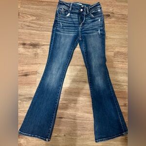 BKE Dark Blue Kids Flare Jeans